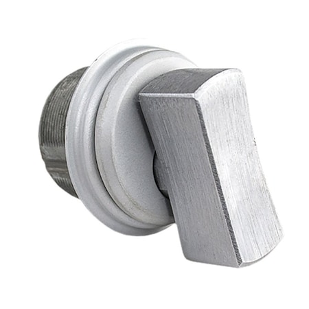 GLOBAL DOOR CONTROLS Aluminum Oversized Zinc Thumbturn Mortise Cylinder in Aluminum TH1100-ZTO-AL